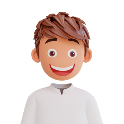 Cute boy avatar png