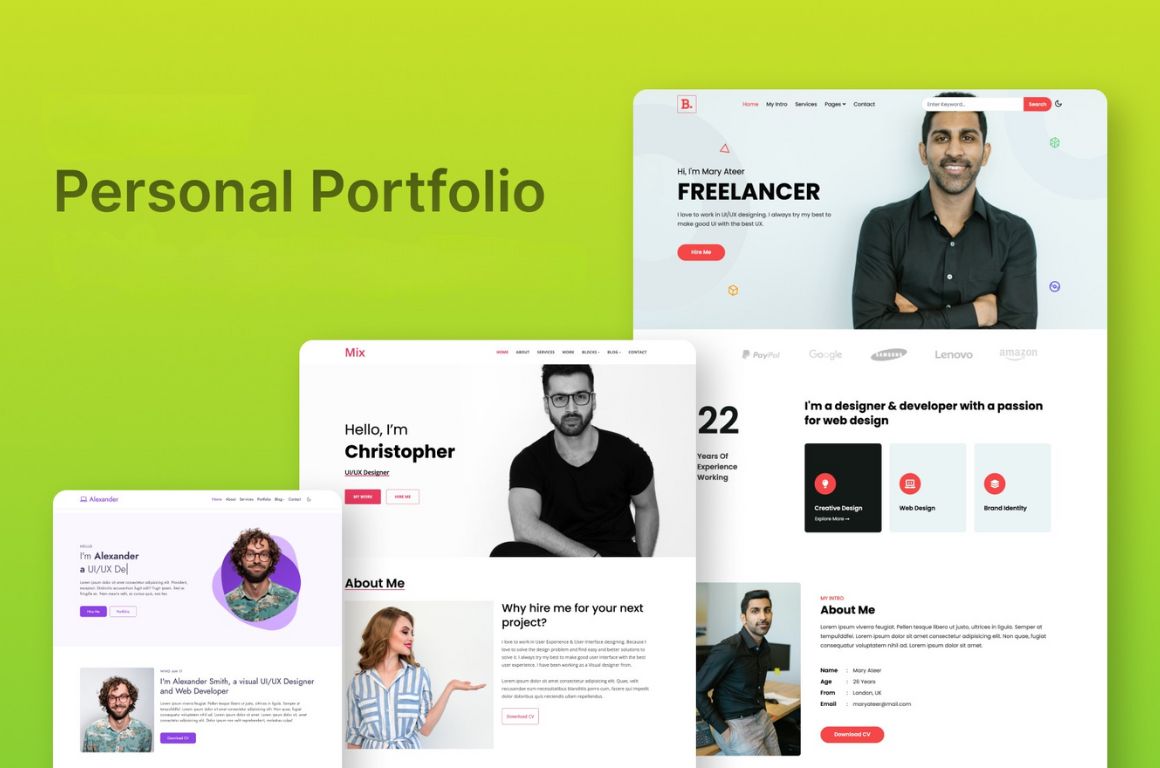 Portfolio website Portfolio website