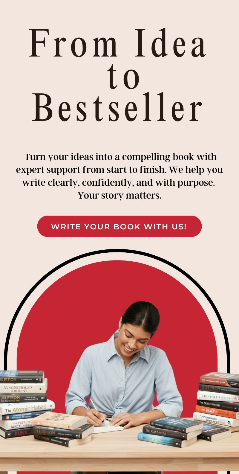 Book writing service from idea to bestseller