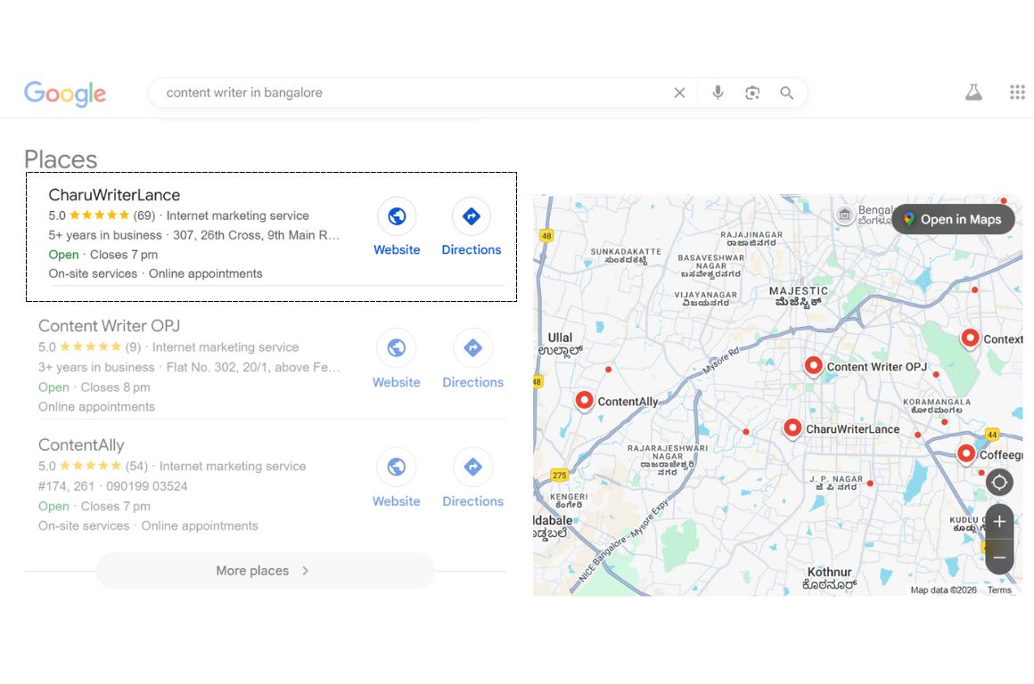 Optimize google business profile