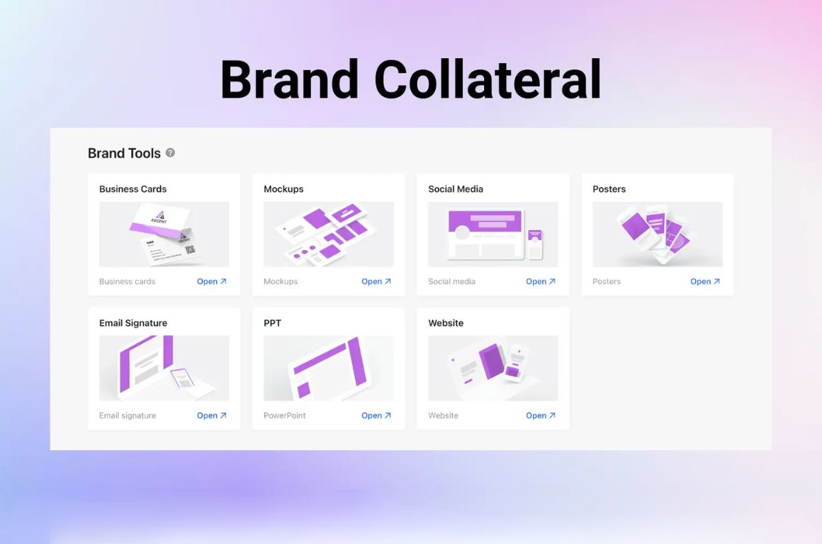 Design service-brand collaterals Design service brand collaterals